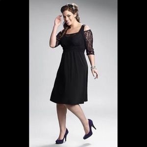 Kiyonna London Lace Dress Black - 5X (30/32) - NWT